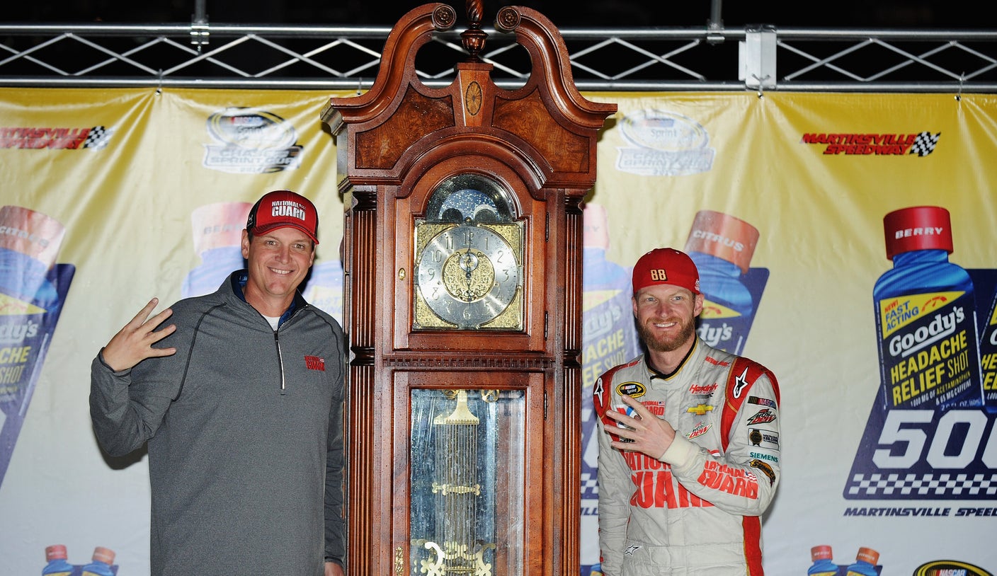 Dale Earnhardt Jr. cleaned their clocks at Martinsville Speedway | FOX  Sports, image size:1408x814