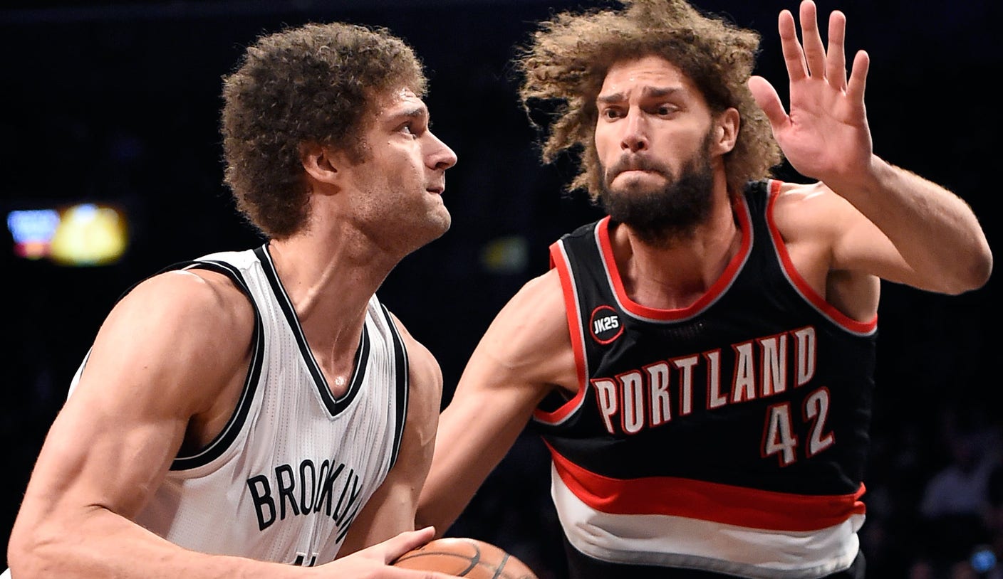 Brook Lopez dominates twin brother to power Nets past Blazers