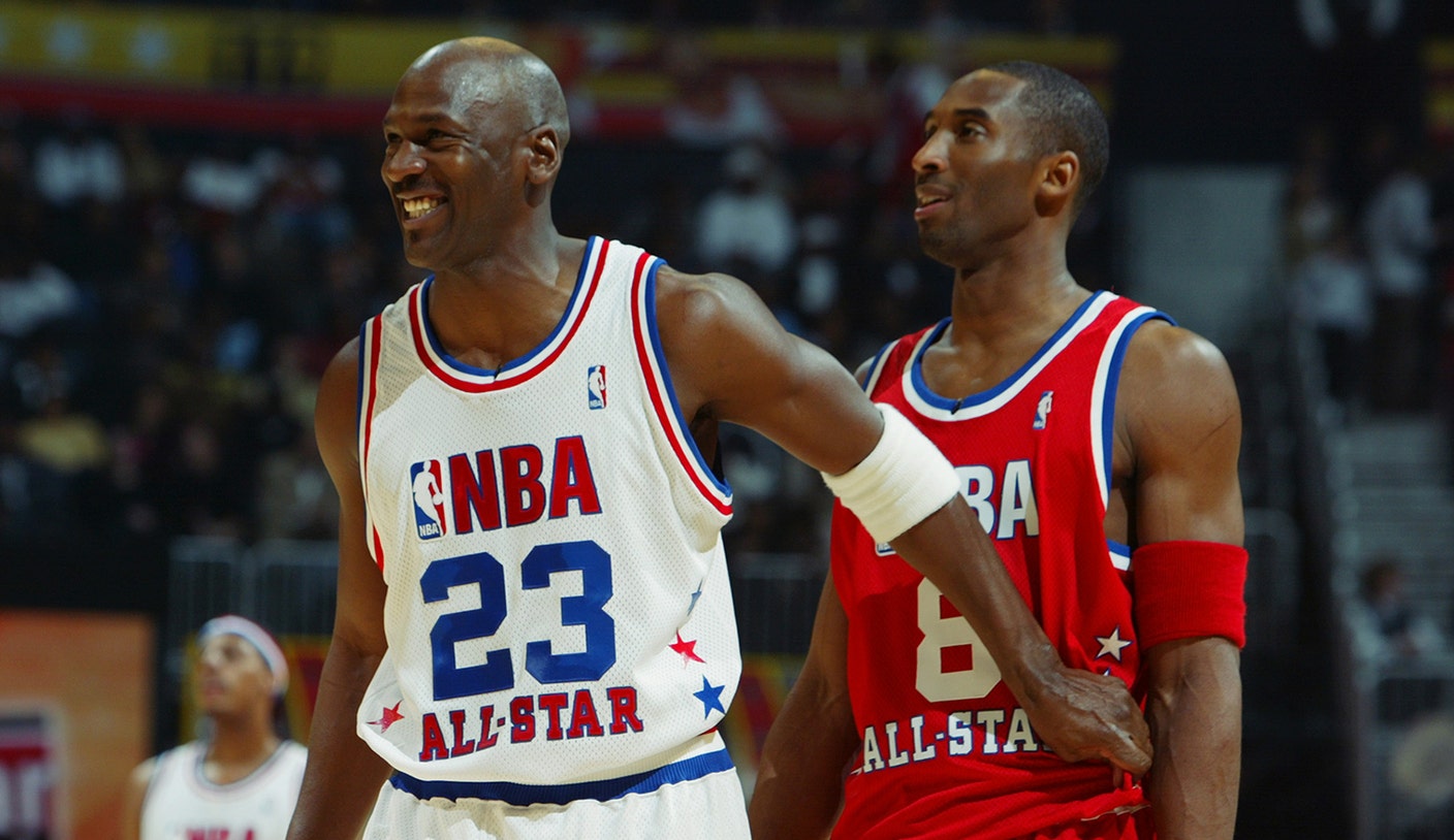Men's Kobe Bryant Michael Jordan LeBron James Three Stars T-shirt White :  : Everything Else