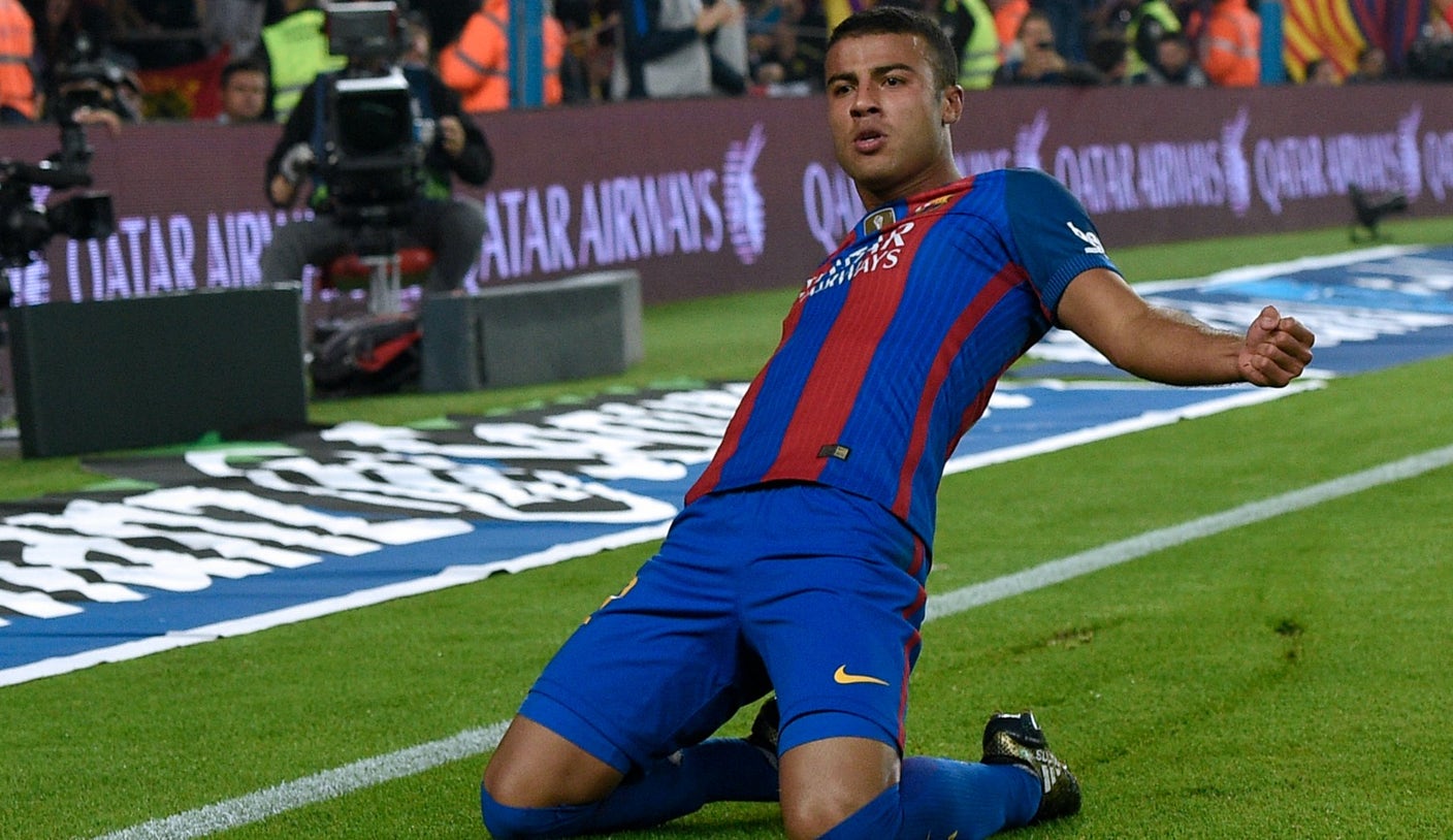 Watch Rafinha Hop On His Bicycle To Rescue Barcelona Vs Granada Fox Sports