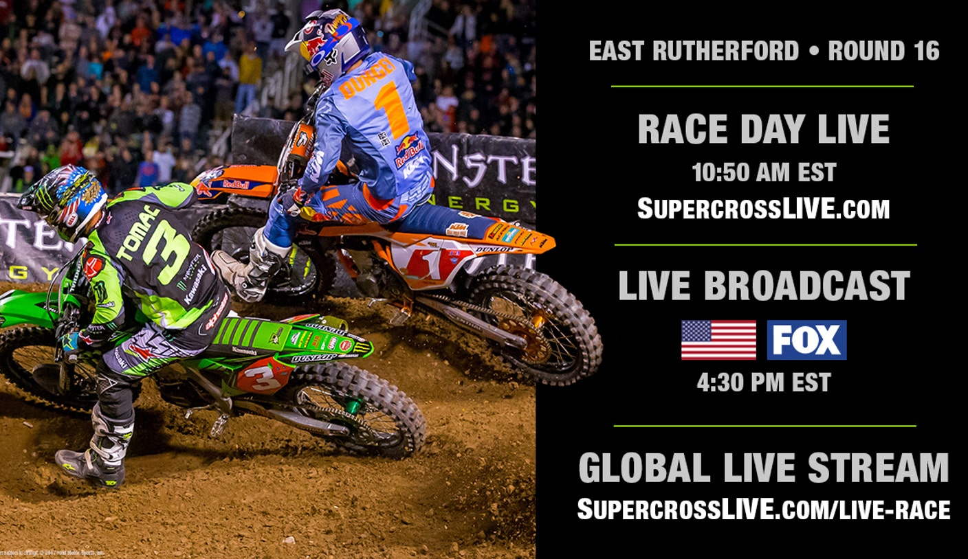 Watch Race Day LIVE for the East Rutherford Supercross FOX Sports