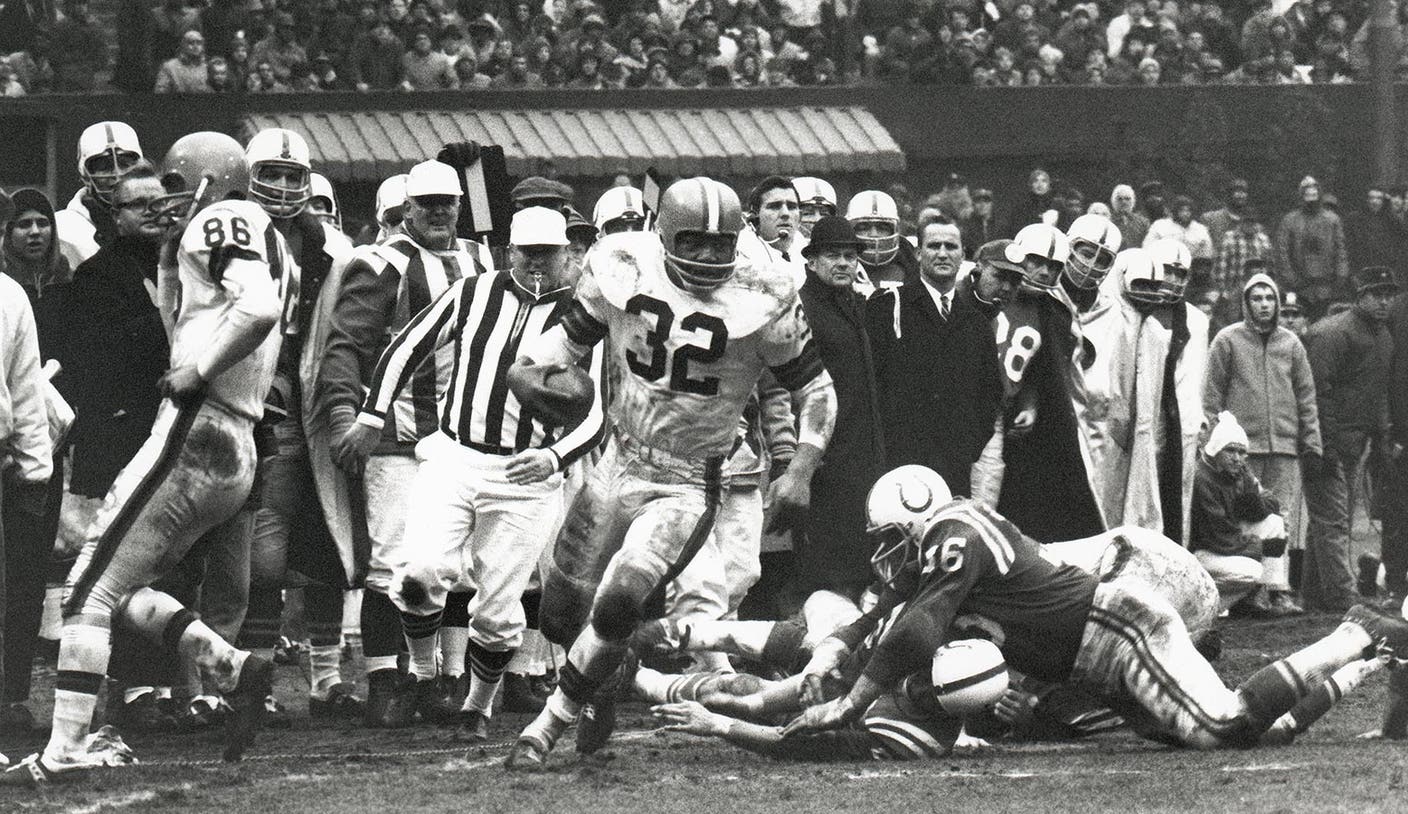 Cleveland Browns Led by Jim Brown & Lou Groza 1964 NFL -   Denmark