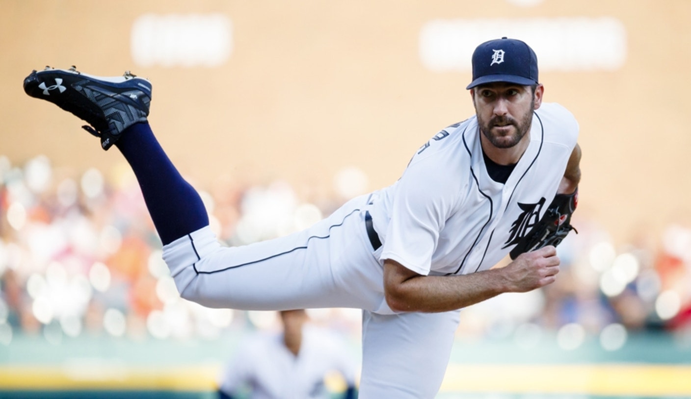 Detroit Tigers pitch Justin Verlander against New York Yankees in