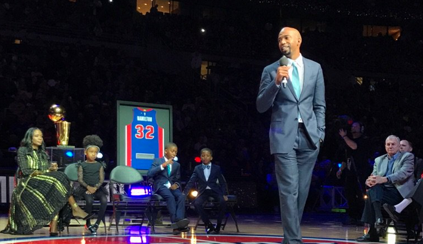Richard hamilton jersey retirement 2025
