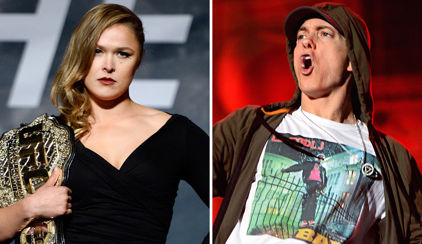 Shady business: Ronda Rousey gets name dropped in latest Eminem track