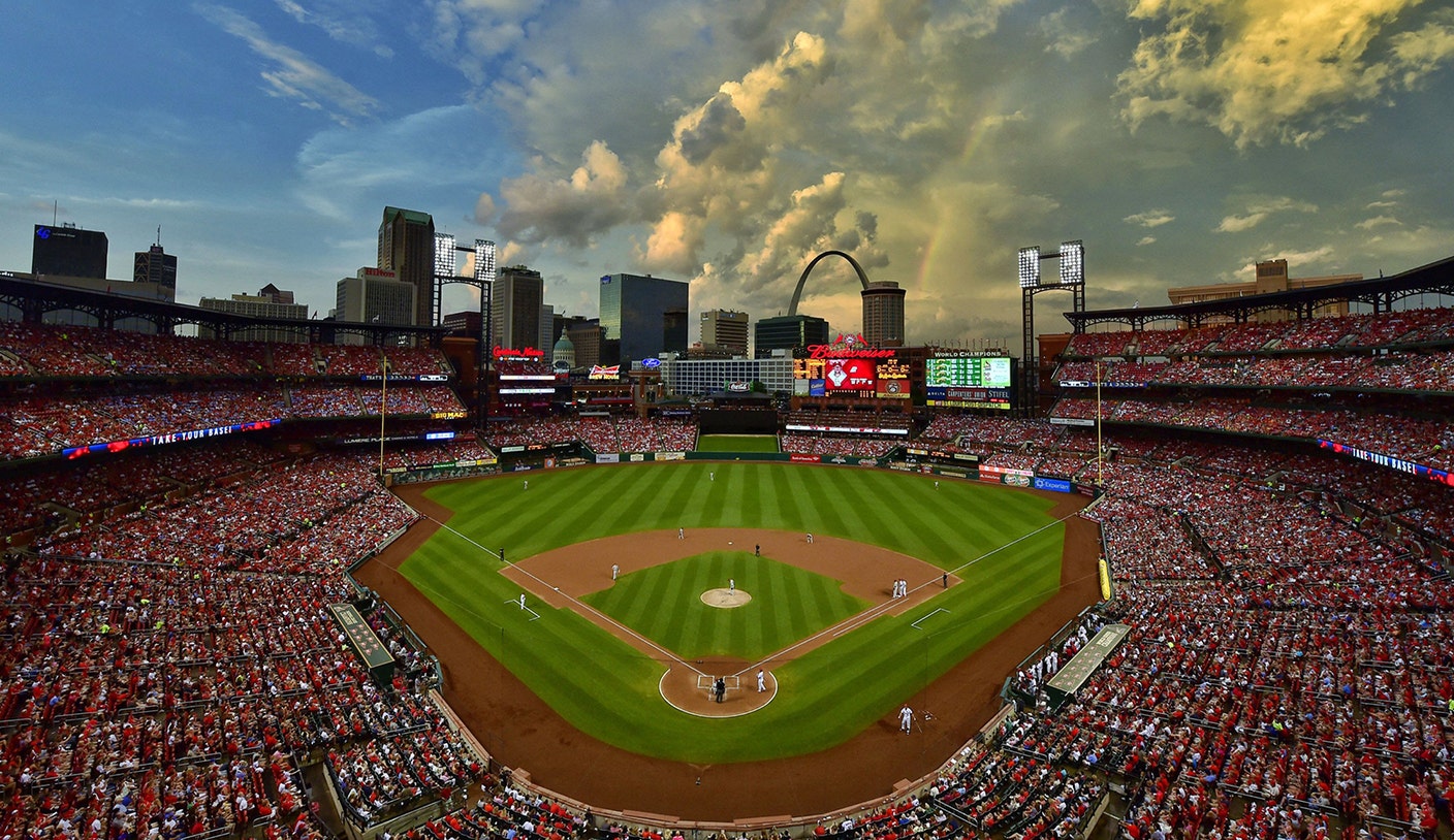 Busch Stadium far from Fenway