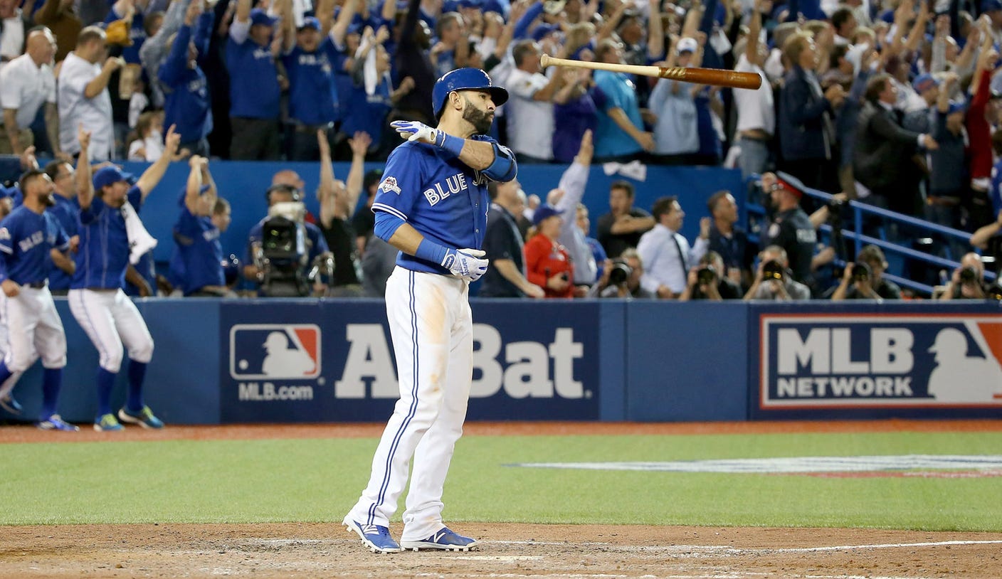 Happy anniversary to Jose Bautista and the greatest bat flip of