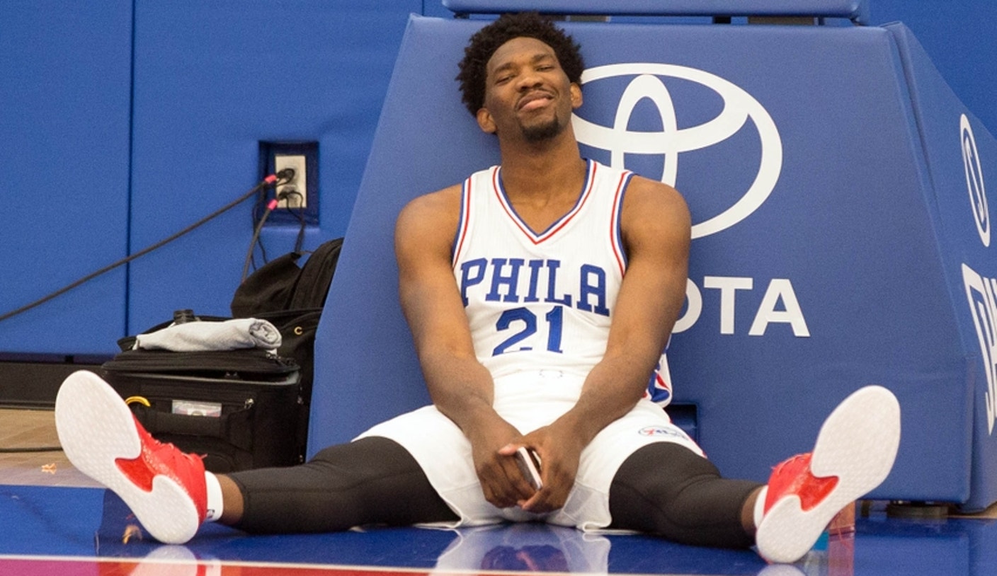 Vintage looks mighty fine on Joel - Philadelphia 76ers