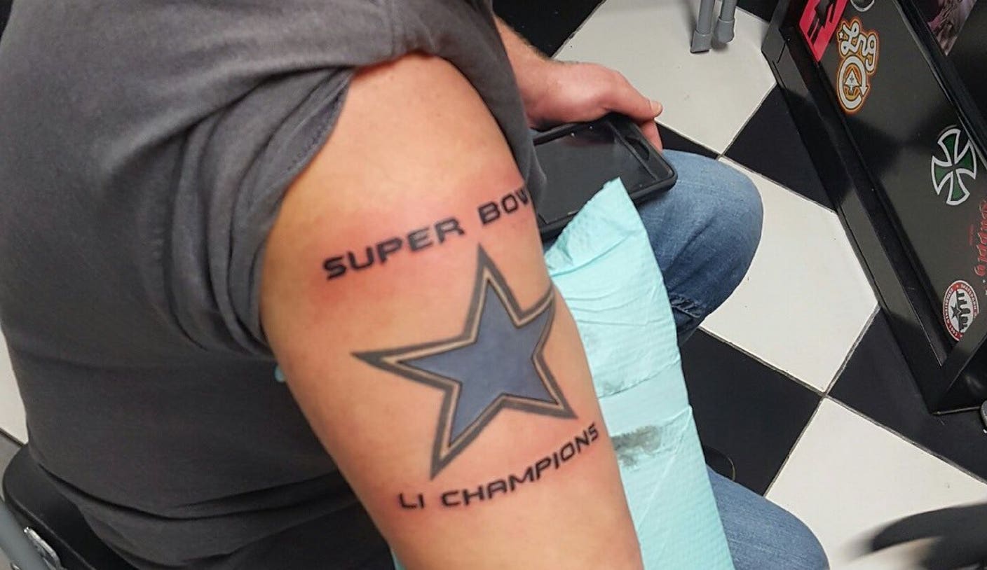 50 Dallas Cowboys Tattoos For Men  Manly NFL Ink Ideas  Dallas cowboys  tattoo Cowboy tattoos Dallas cowboys