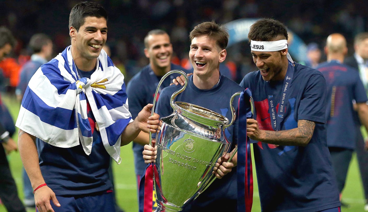 Lionel Messi says Barcelona treble a 'spectacular' end to tough 2014 | FOX  Sports