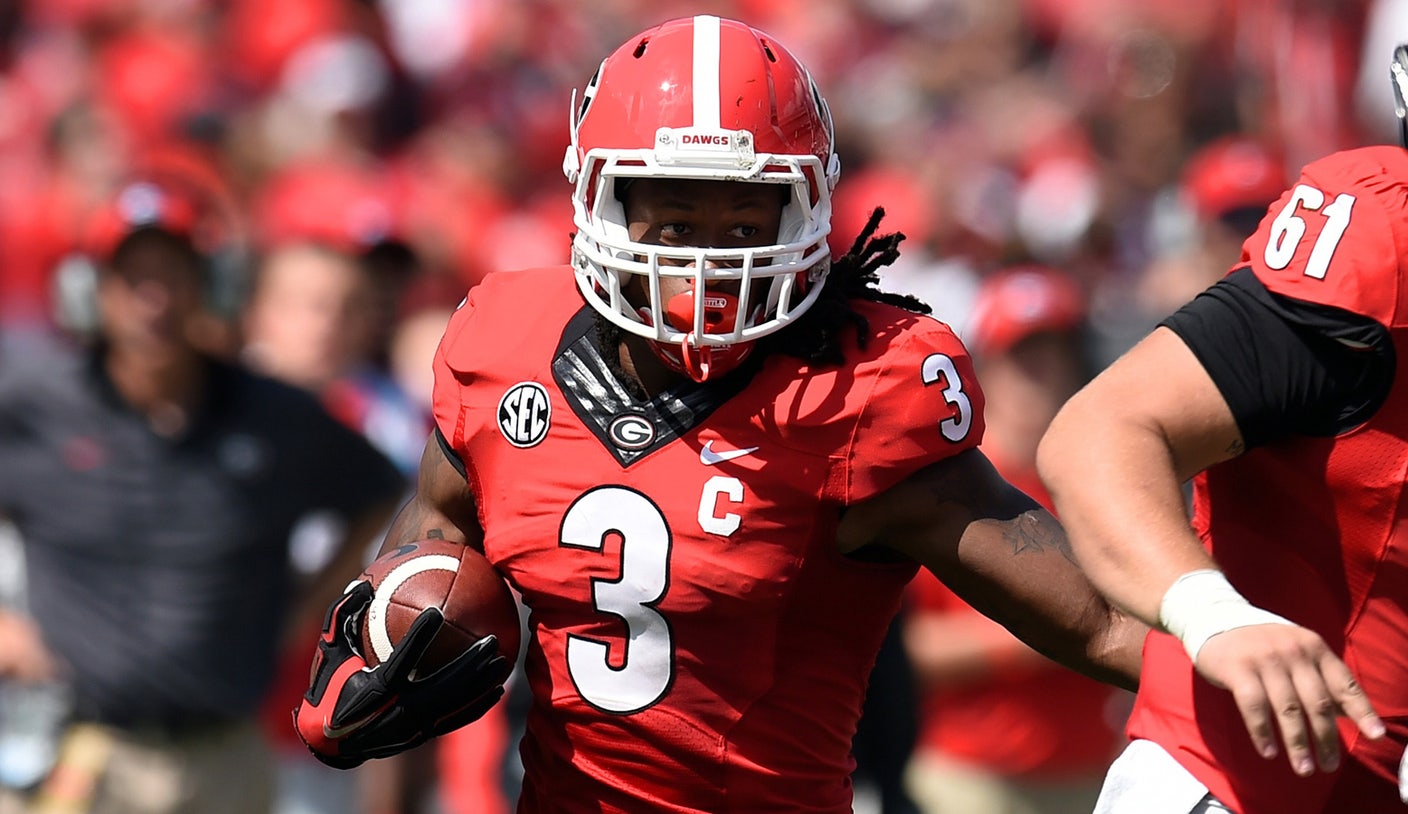 Gurley back from suspension, listed as top RB for No. 16 Georgia