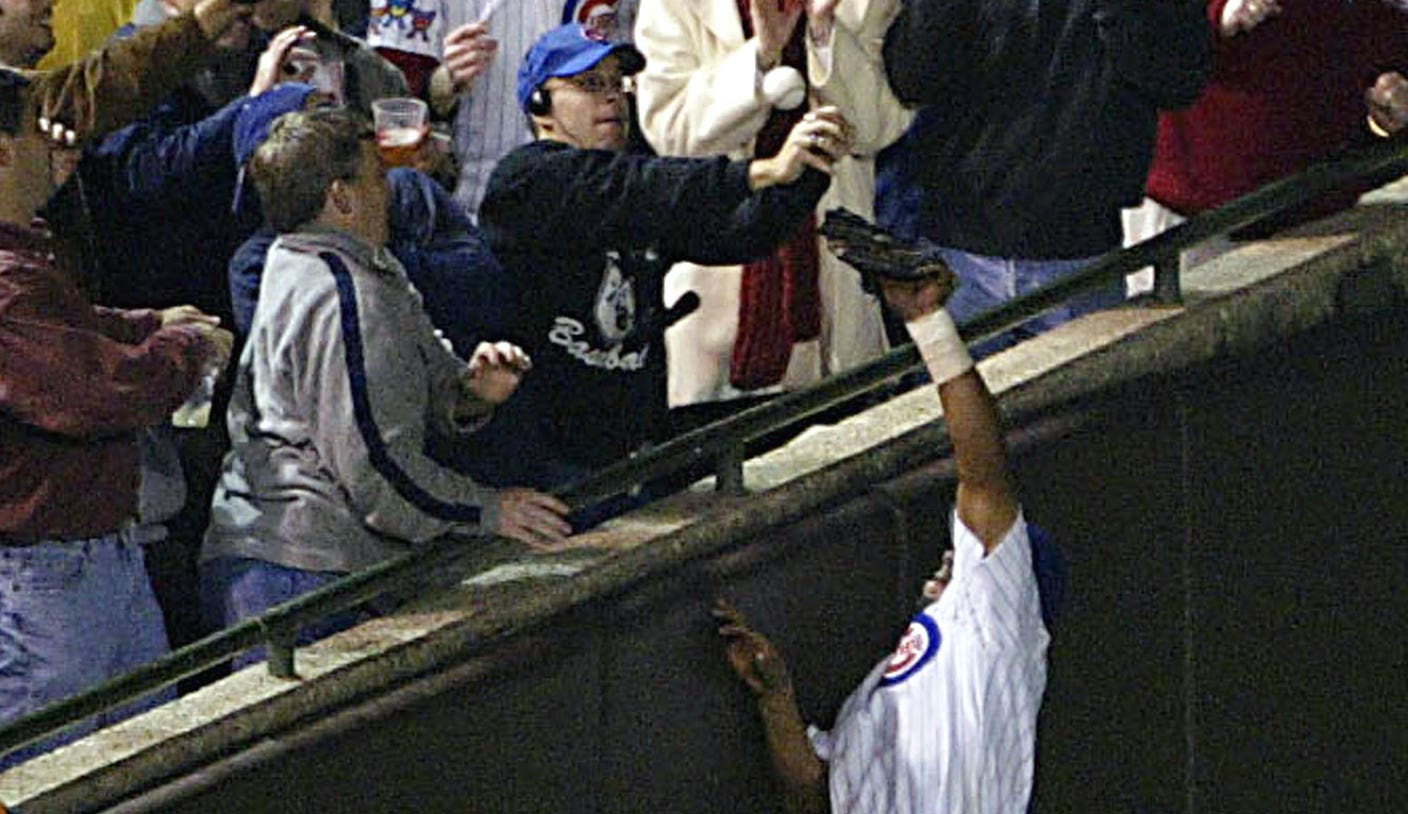 13 years ago, Steve Bartman added to the legend of the Cubs curse