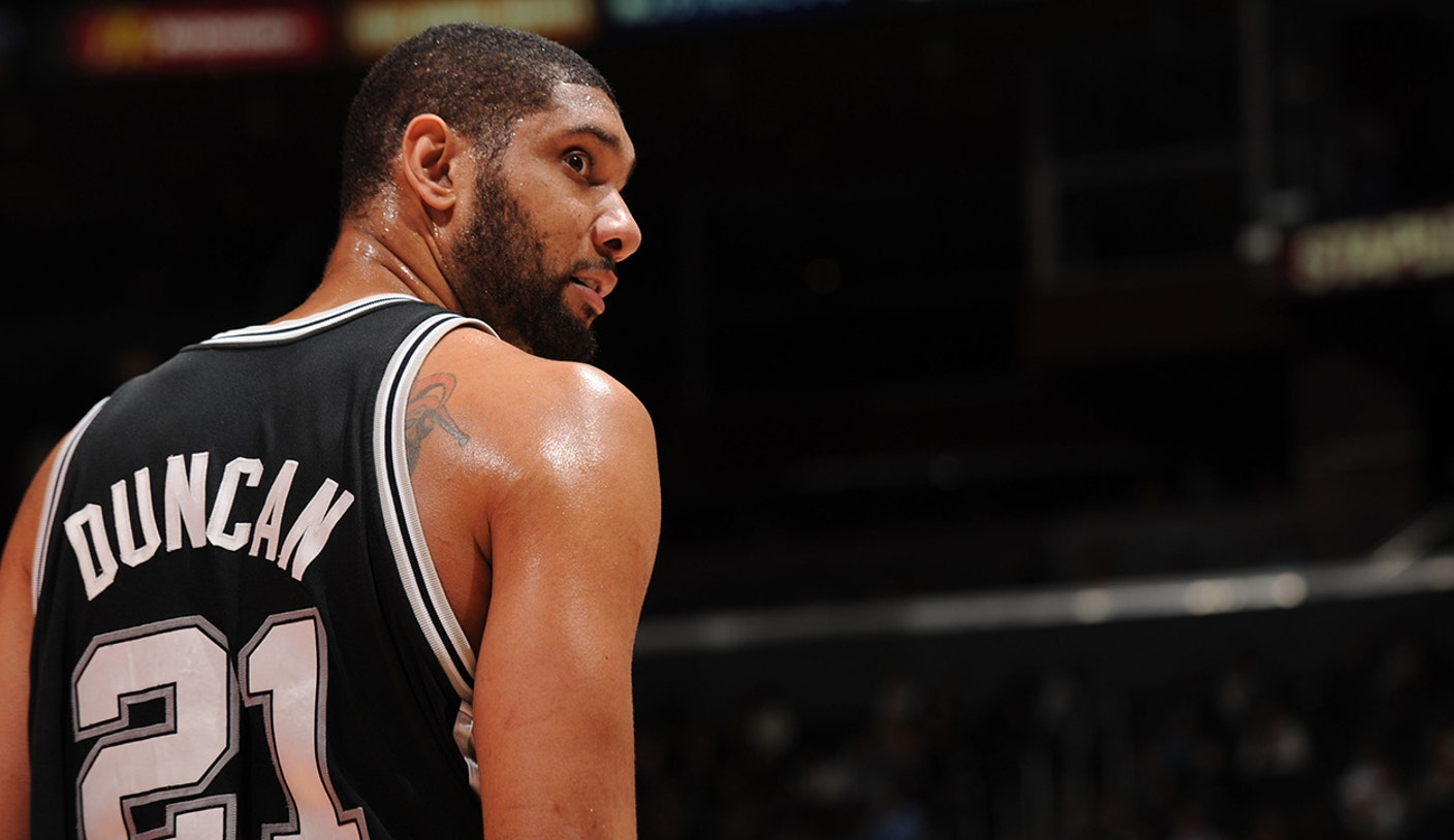 Tim Duncan now has a massive back tattoo