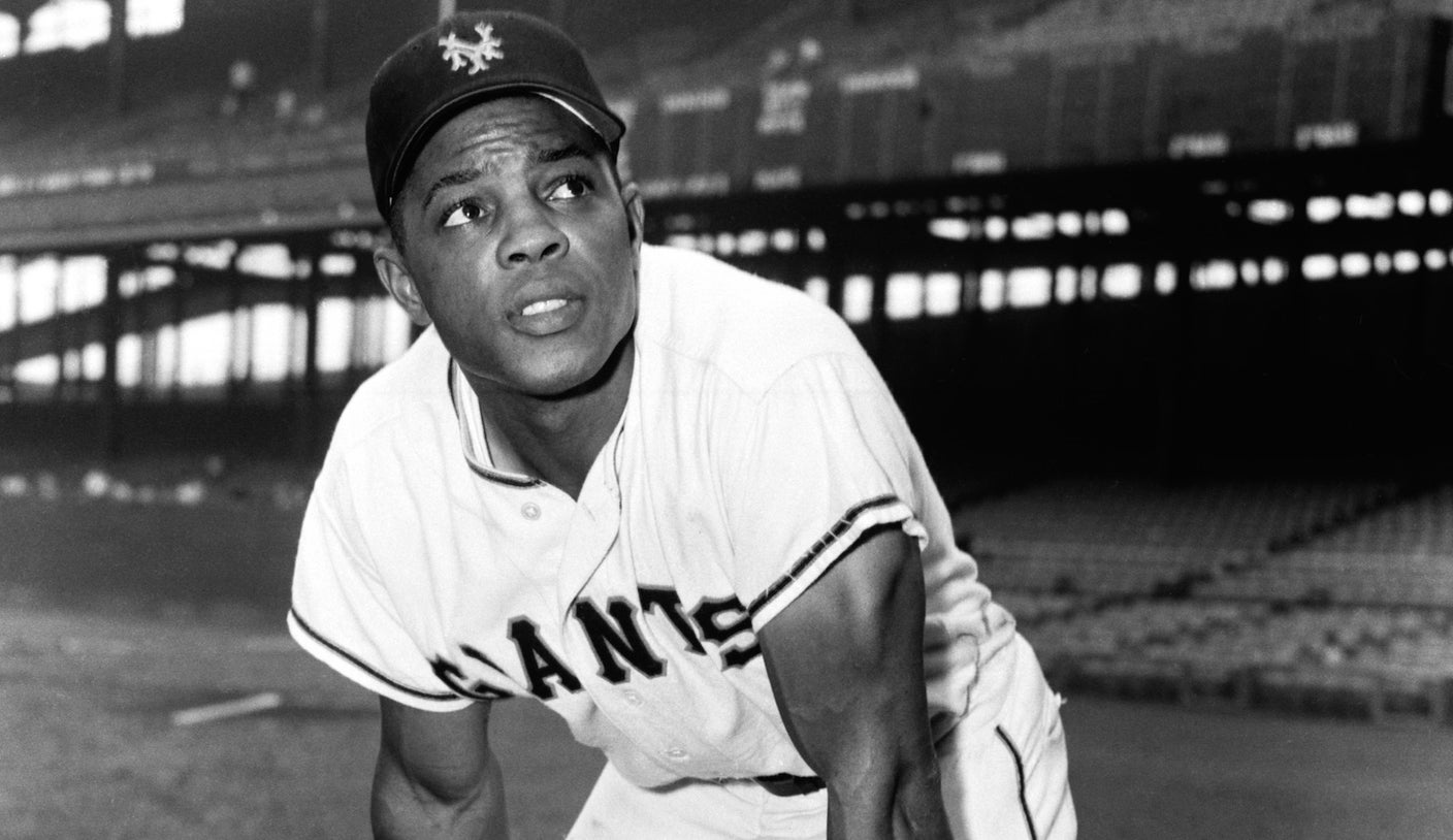 Willie Mays in 1950 and 1951
