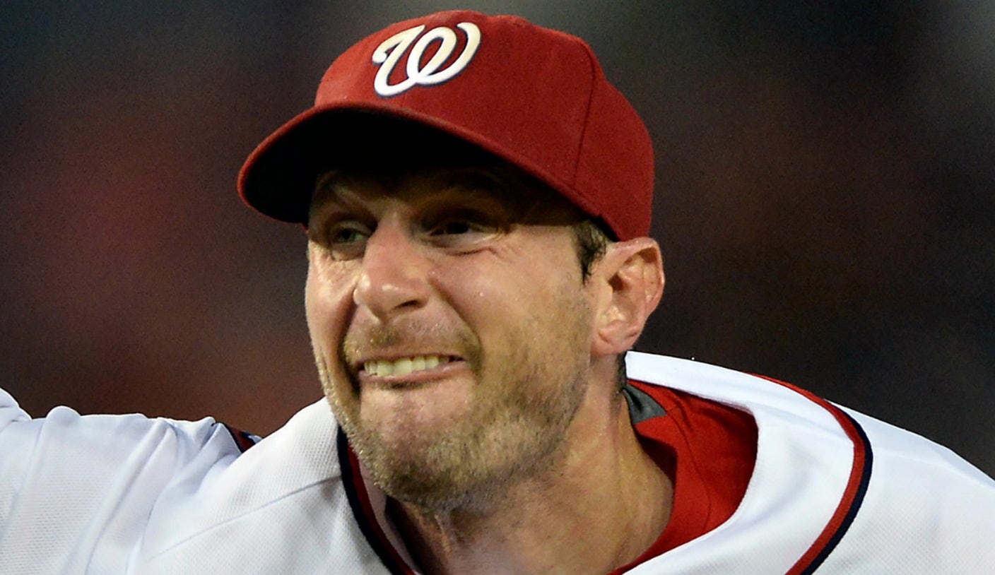 Max Scherzer Texas Scream WHT