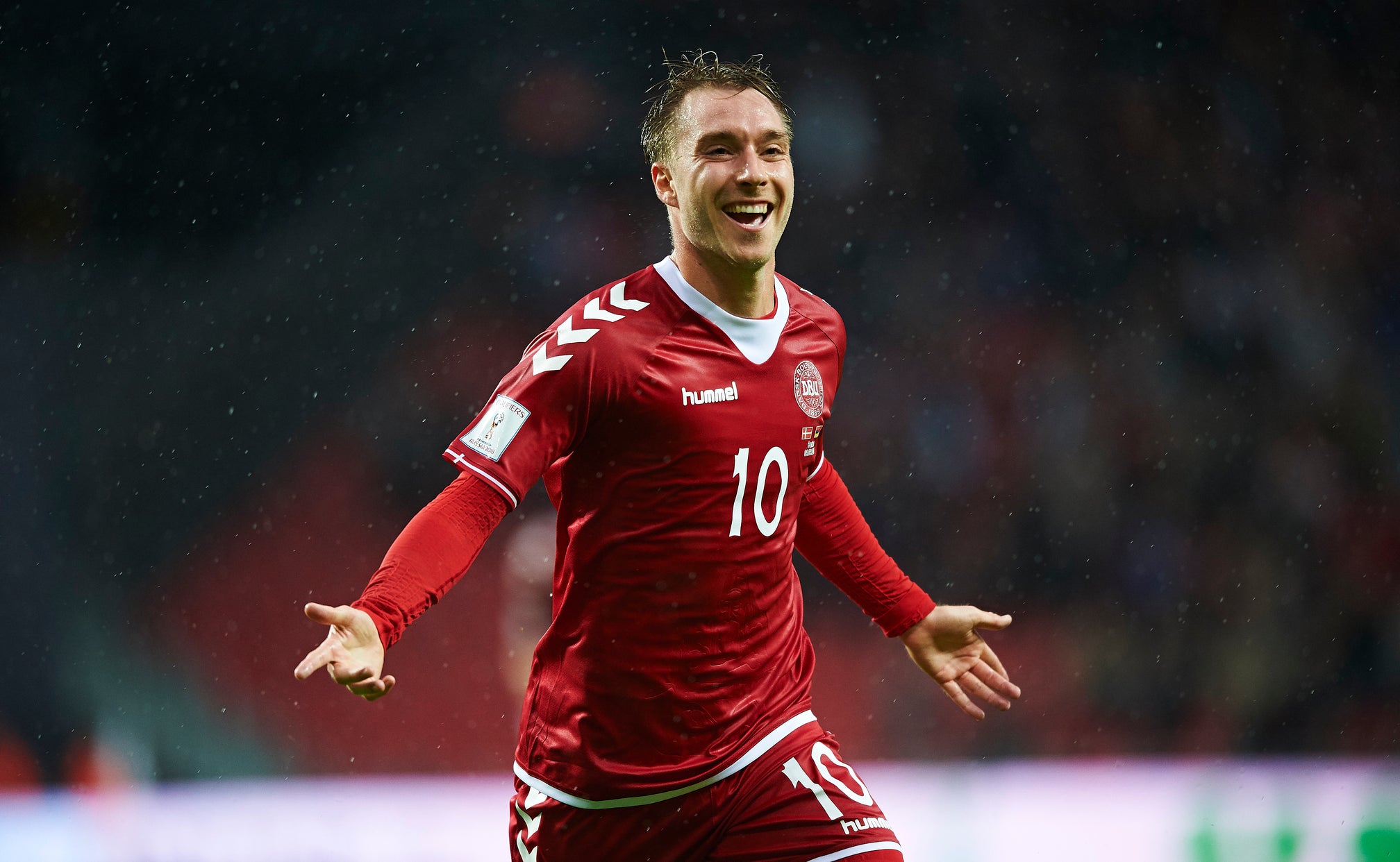 Watch Tottenham S Christian Eriksen Scores For Denmark Fox Sports