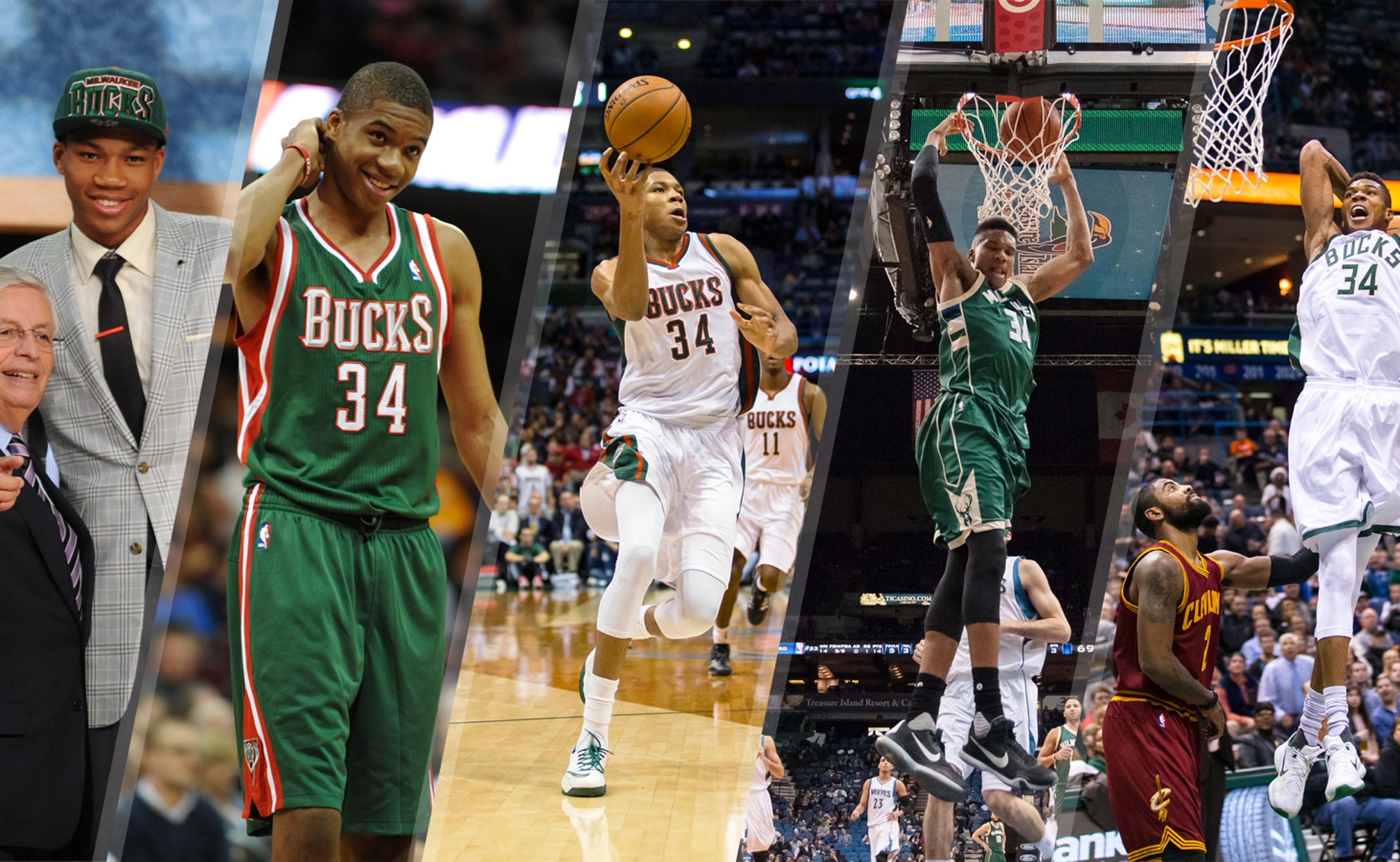 Giannis Rookie Year / Giannis antetokounmpo is growing in ...