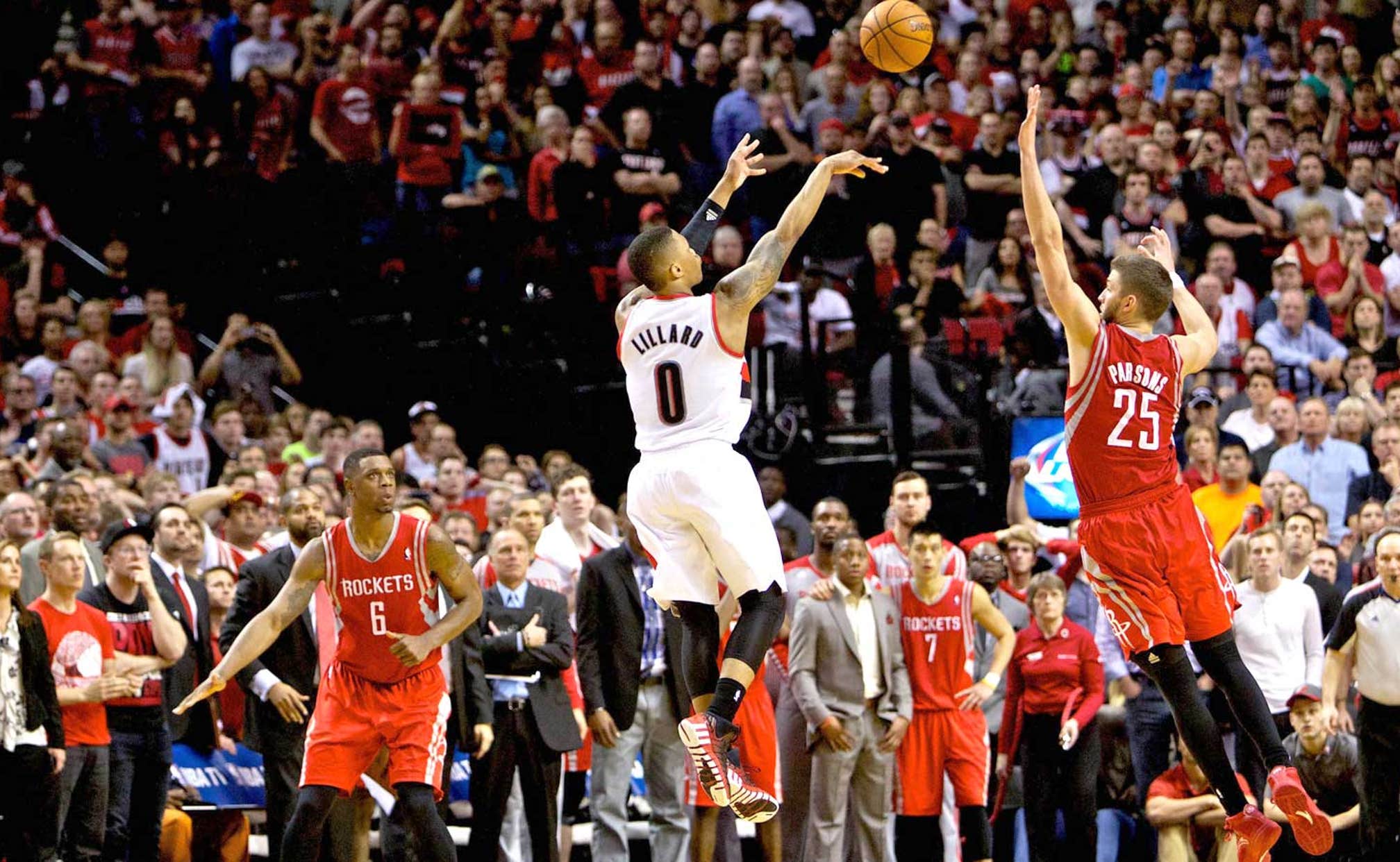 Damian Lillard's buzzerbeater lifts Blazers into second round FOX Sports