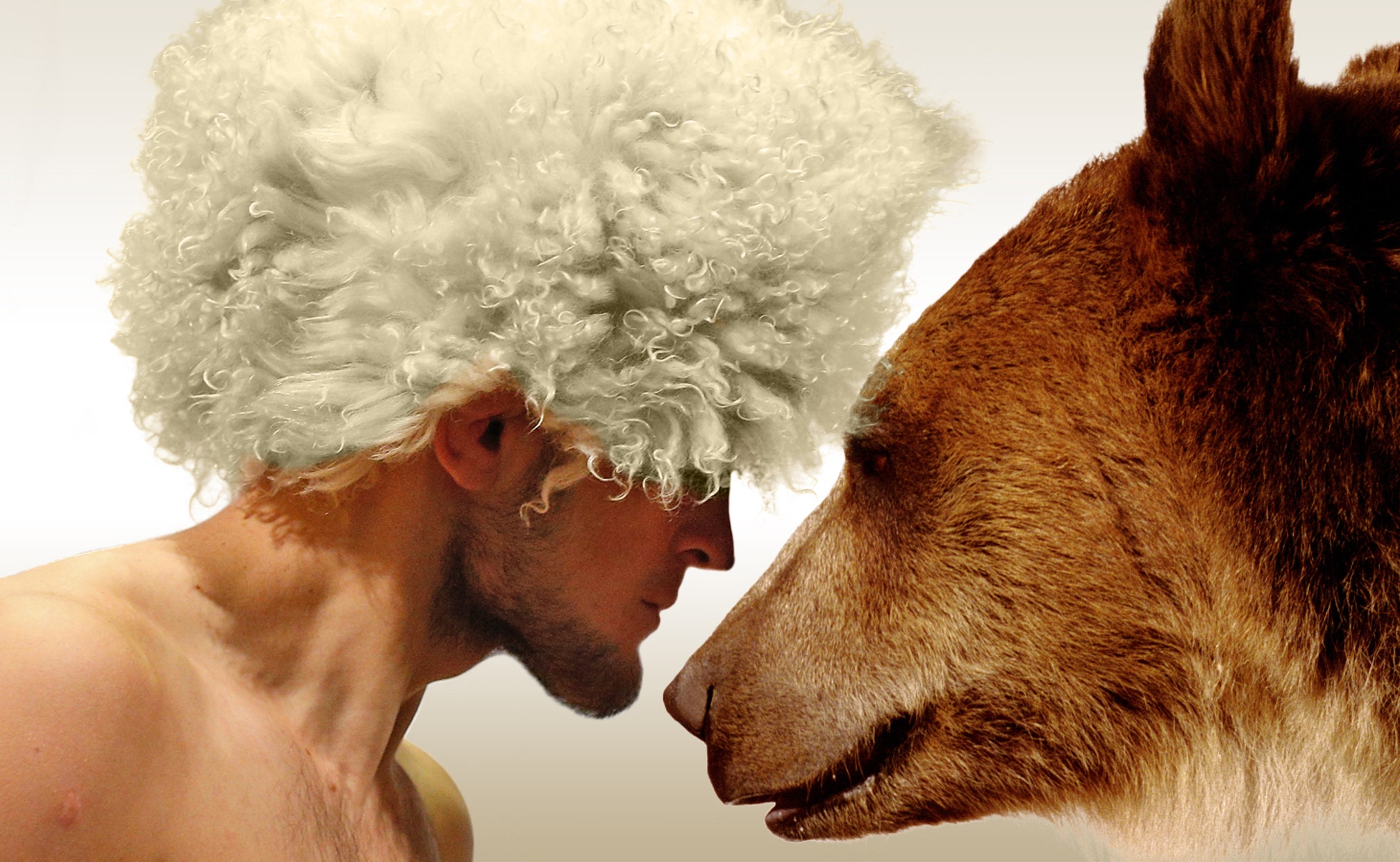Watch Khabib Nurmagomedov Wrestle A Bear And Try Not To Be Offended Fox Sports
