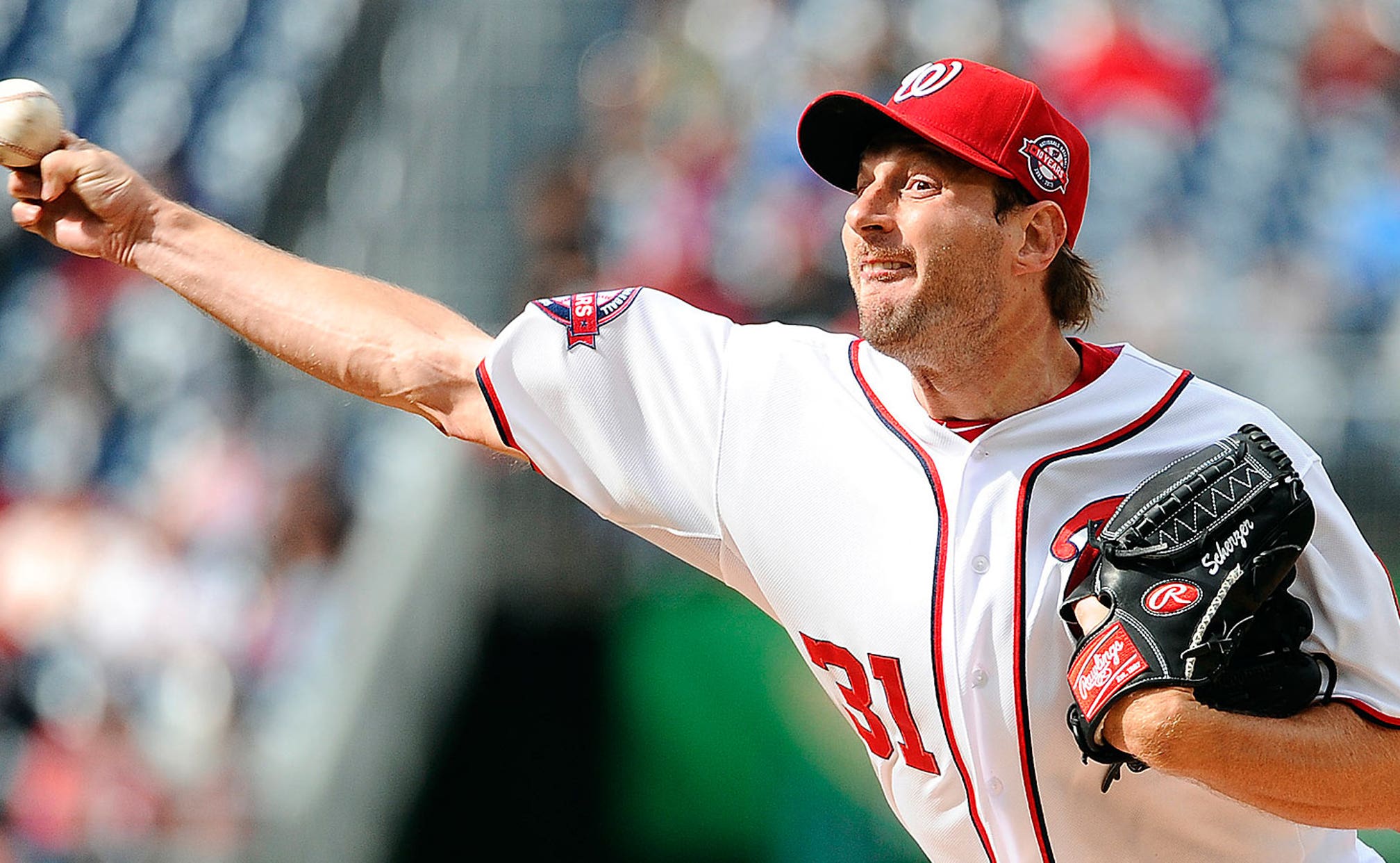 Max Scherzer celebrates NL Cy Young Award with epic champagne shower | FOX Sports