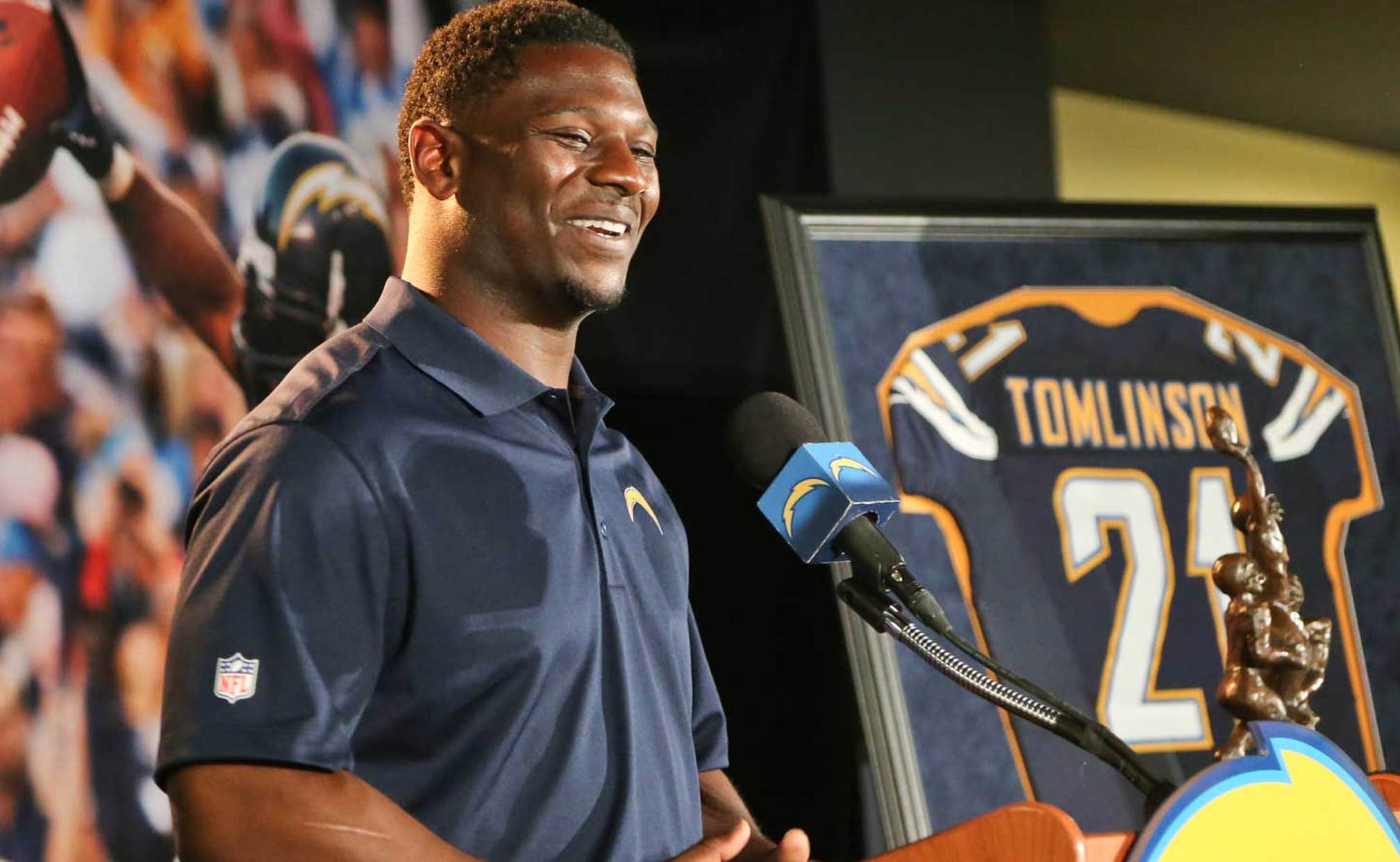 Tomlinson on jersey retirement: 'I'm speechless' | FOX Sports
