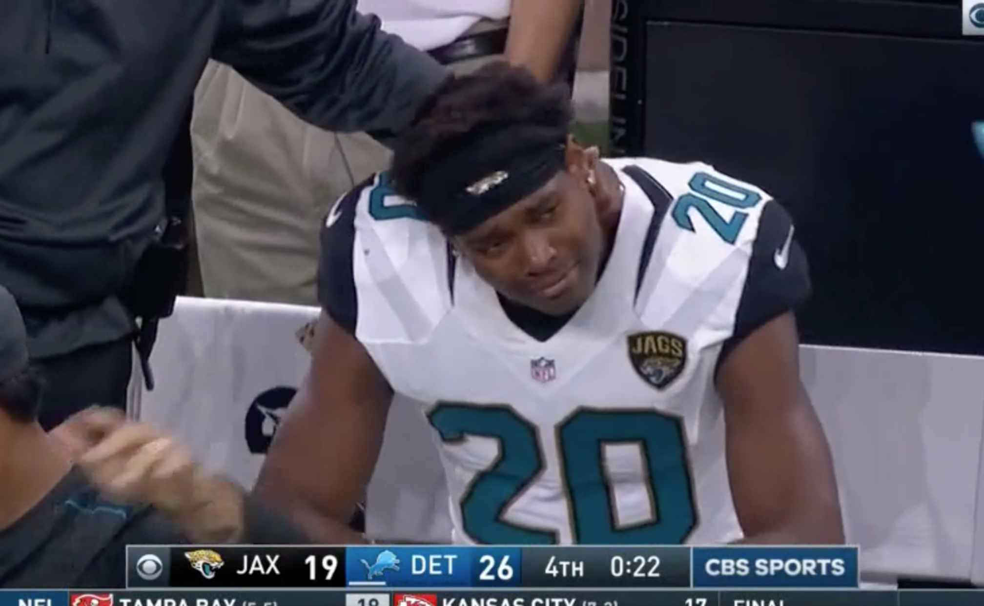 Video: Jalen Ramsey In Tears On Sideline After Jaguars Lose Fifth ...