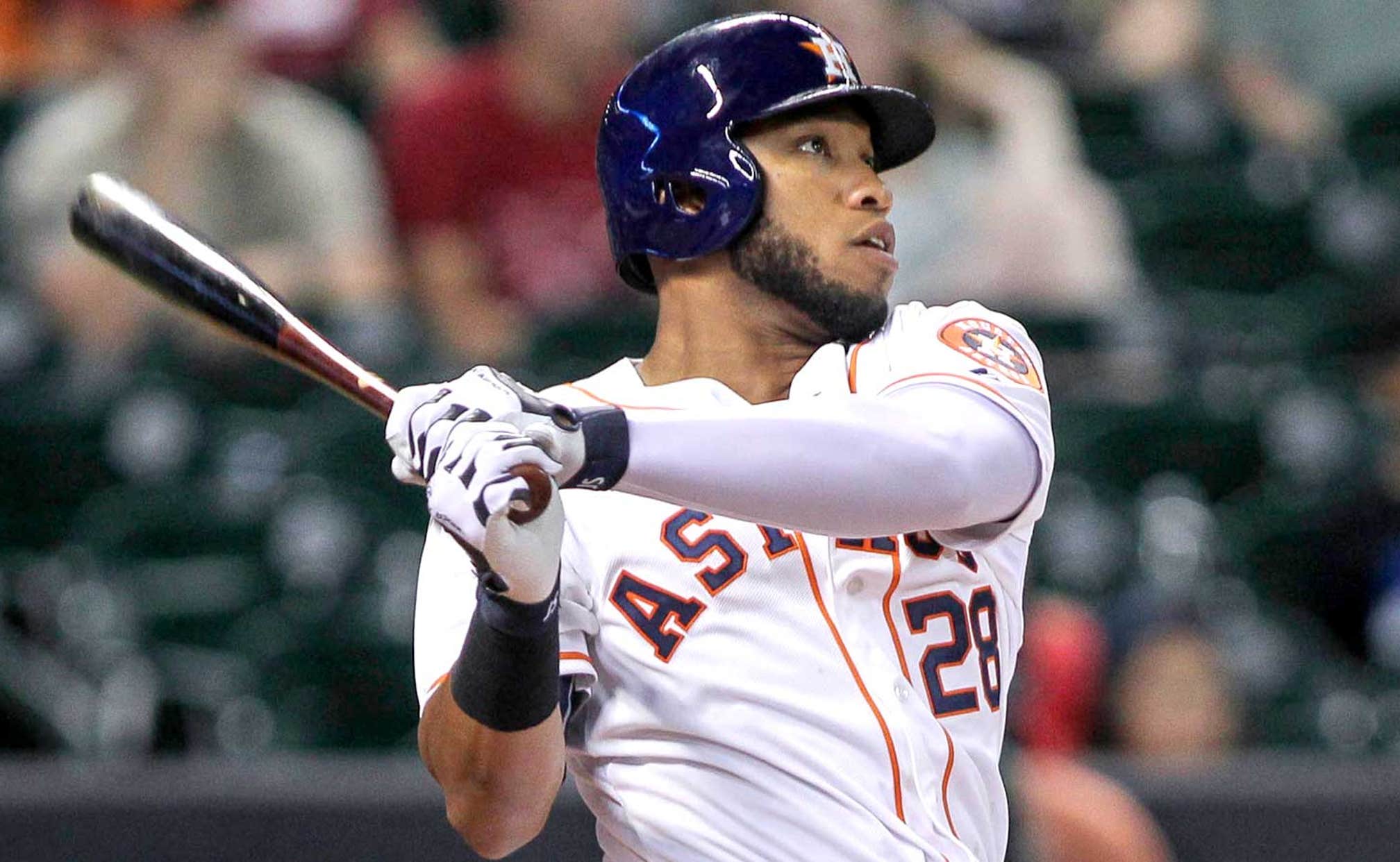 Astros Prospect Singleton Homers In Debut Angels Trout Exits Early In Loss Fox Sports