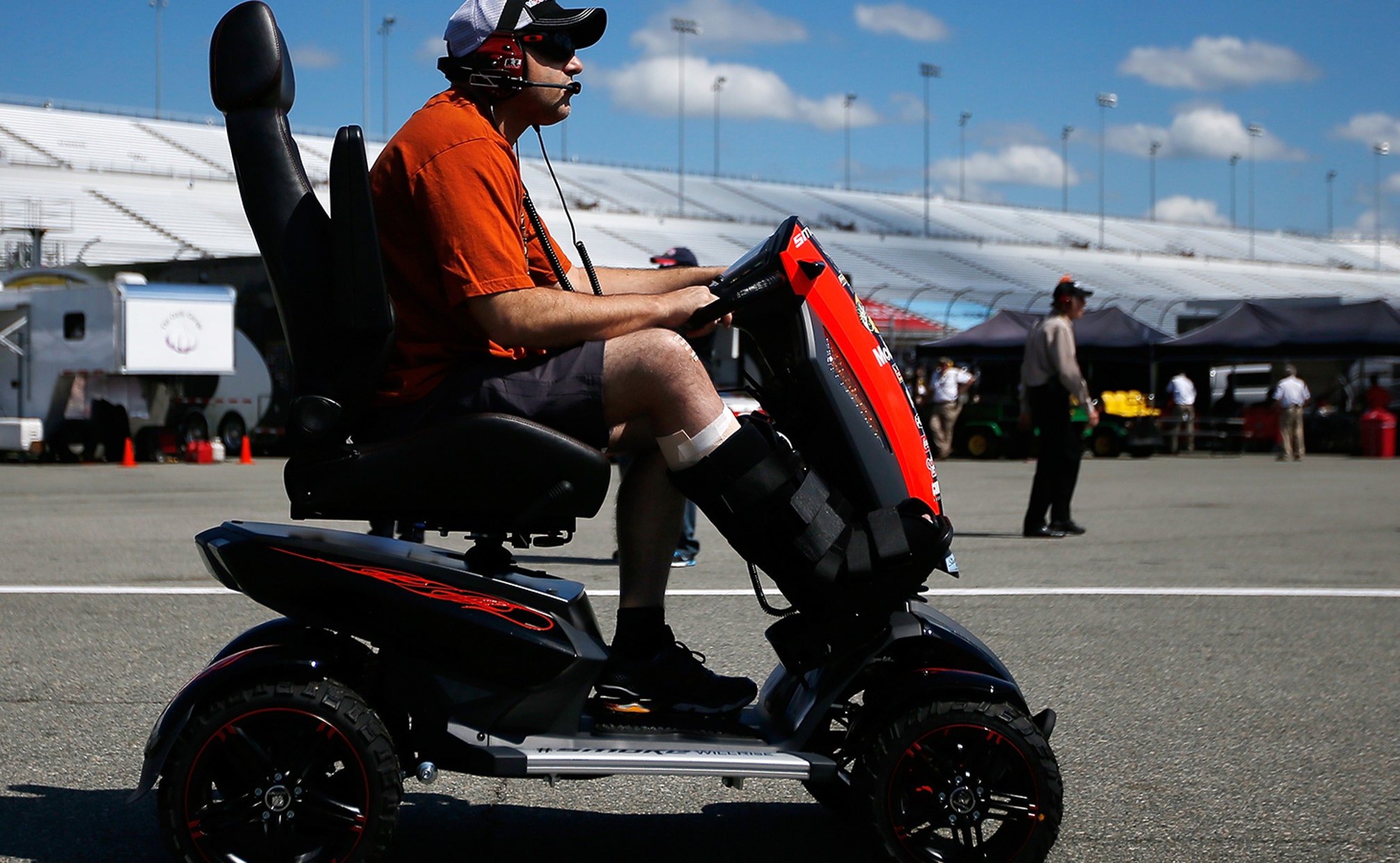 Tony Stewart's smokin' custom scooter rolls through BarrettJackson