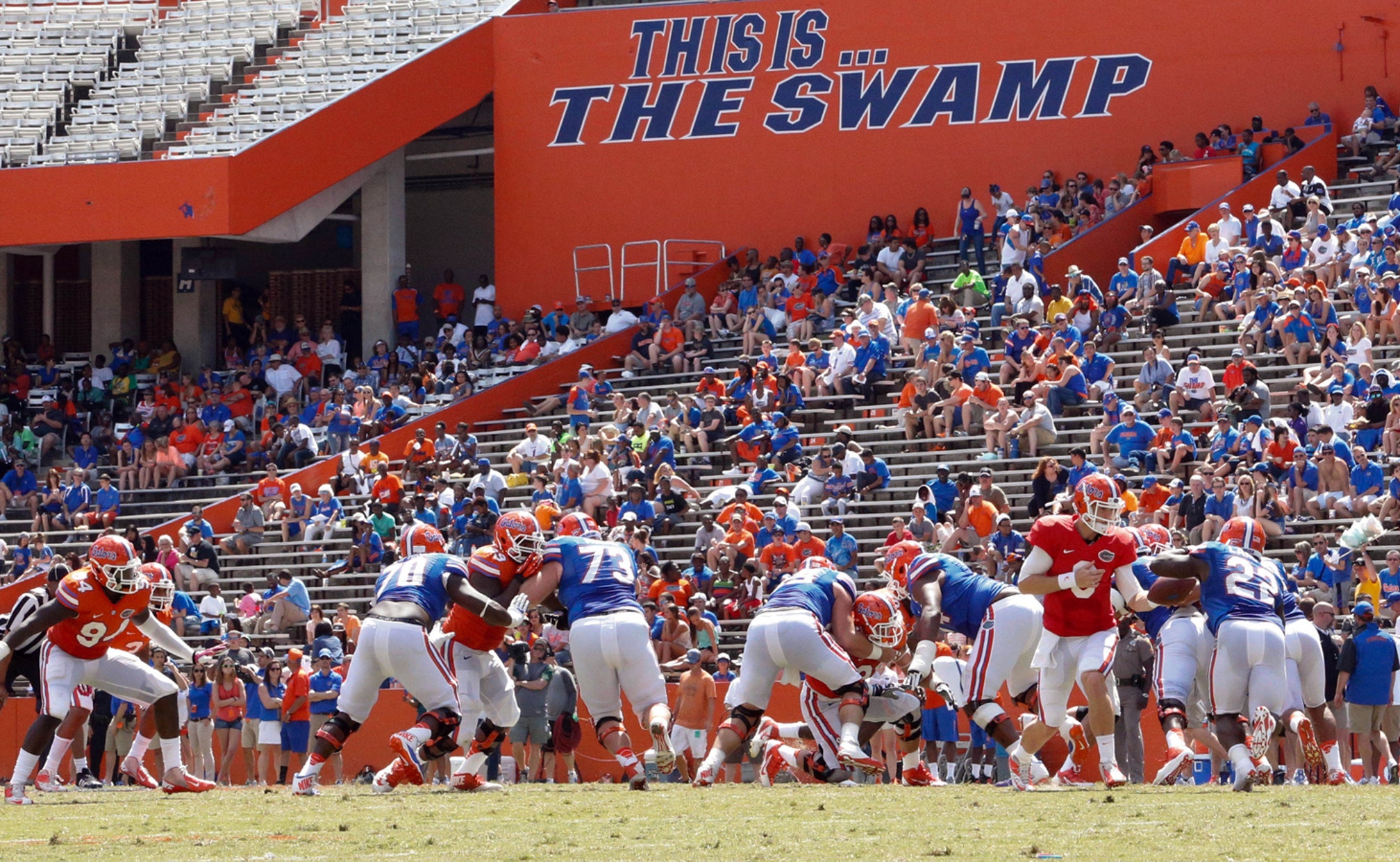 QBs, new offense take spotlight for Gators spring debut FOX Sports