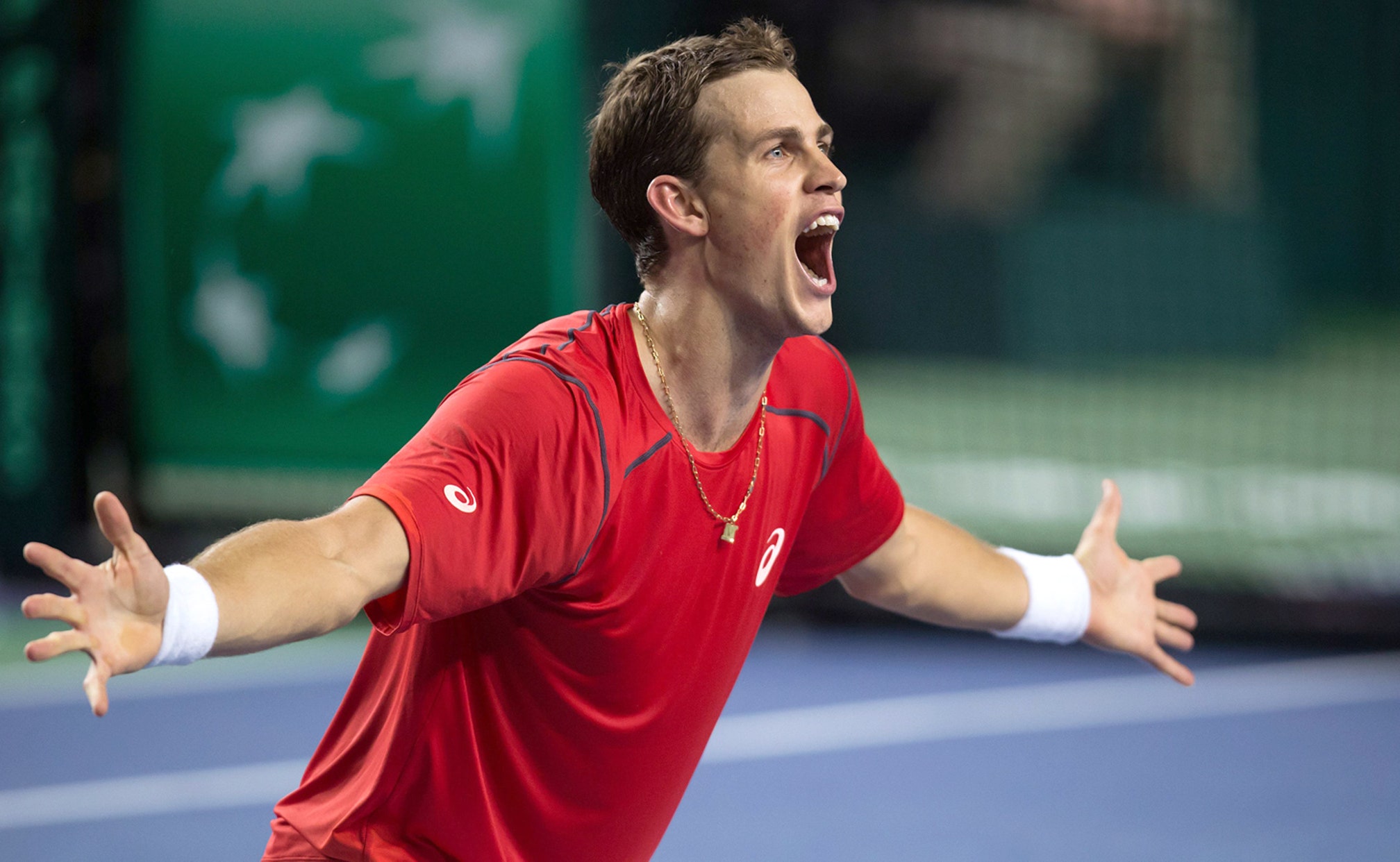 Vasek Pospisil Lifts Canada Past Japan In Davis Cup First Round Fox Sports