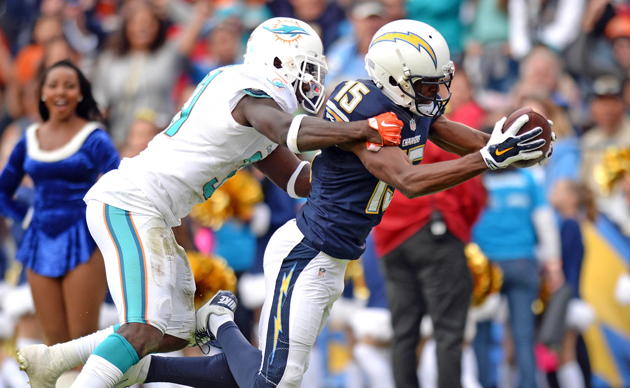 chargers woodhead jersey