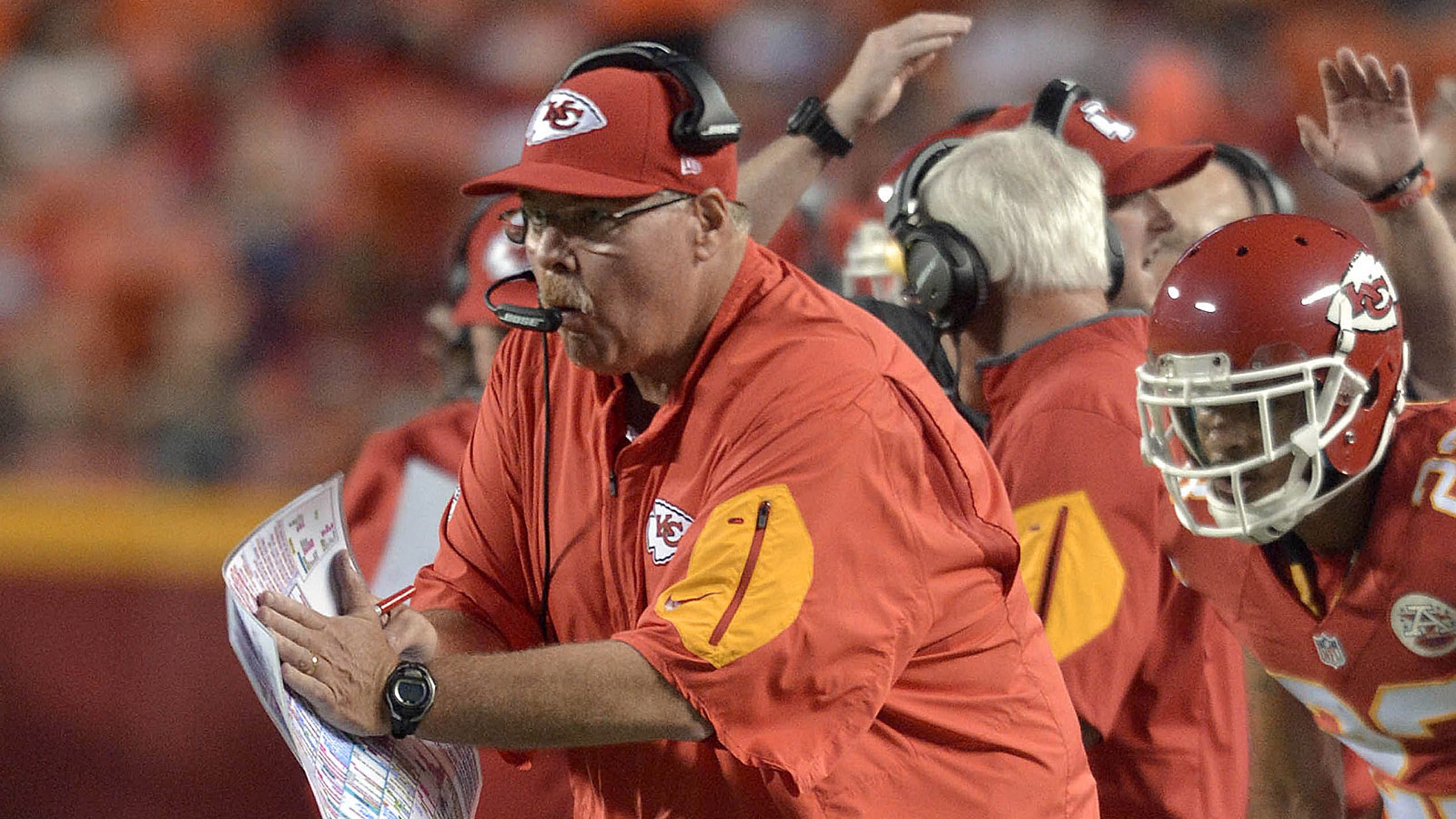 WATCH Andy Reid knows how to throw a locker room party FOX Sports