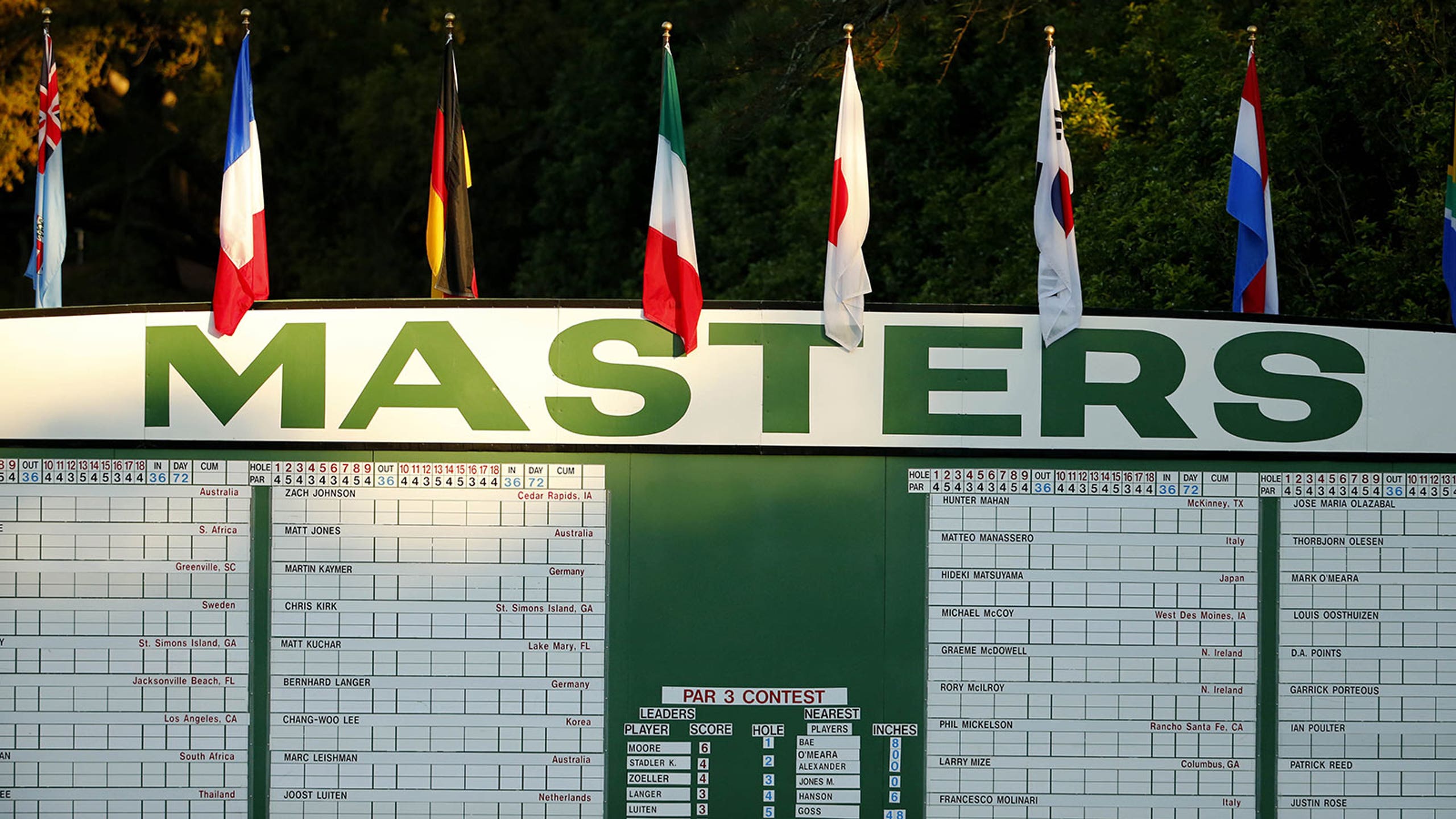 Georgia Man Constructs 40 Pound Lego Replica Of Iconic Masters Leaderboard Fox Sports