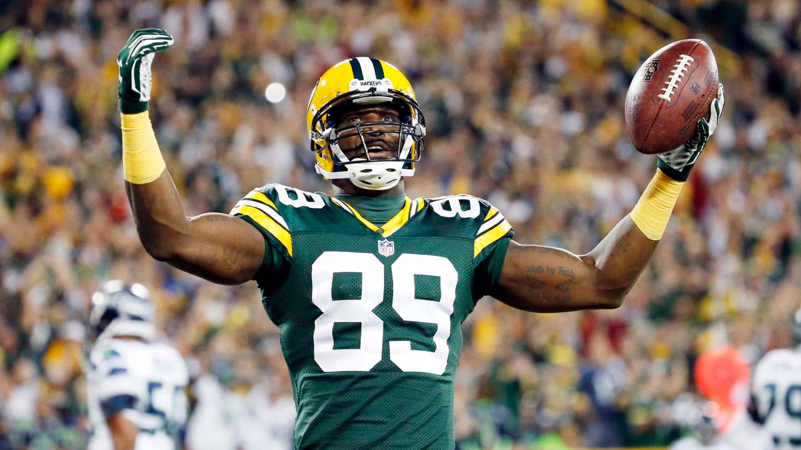 Aaron Rodgers has a perfect passer rating when targeting