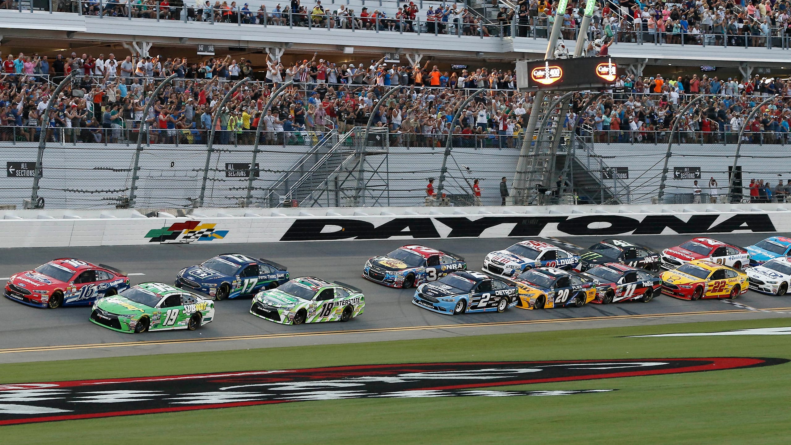 Race Results From Coke Zero 400 At Daytona Fox Sports