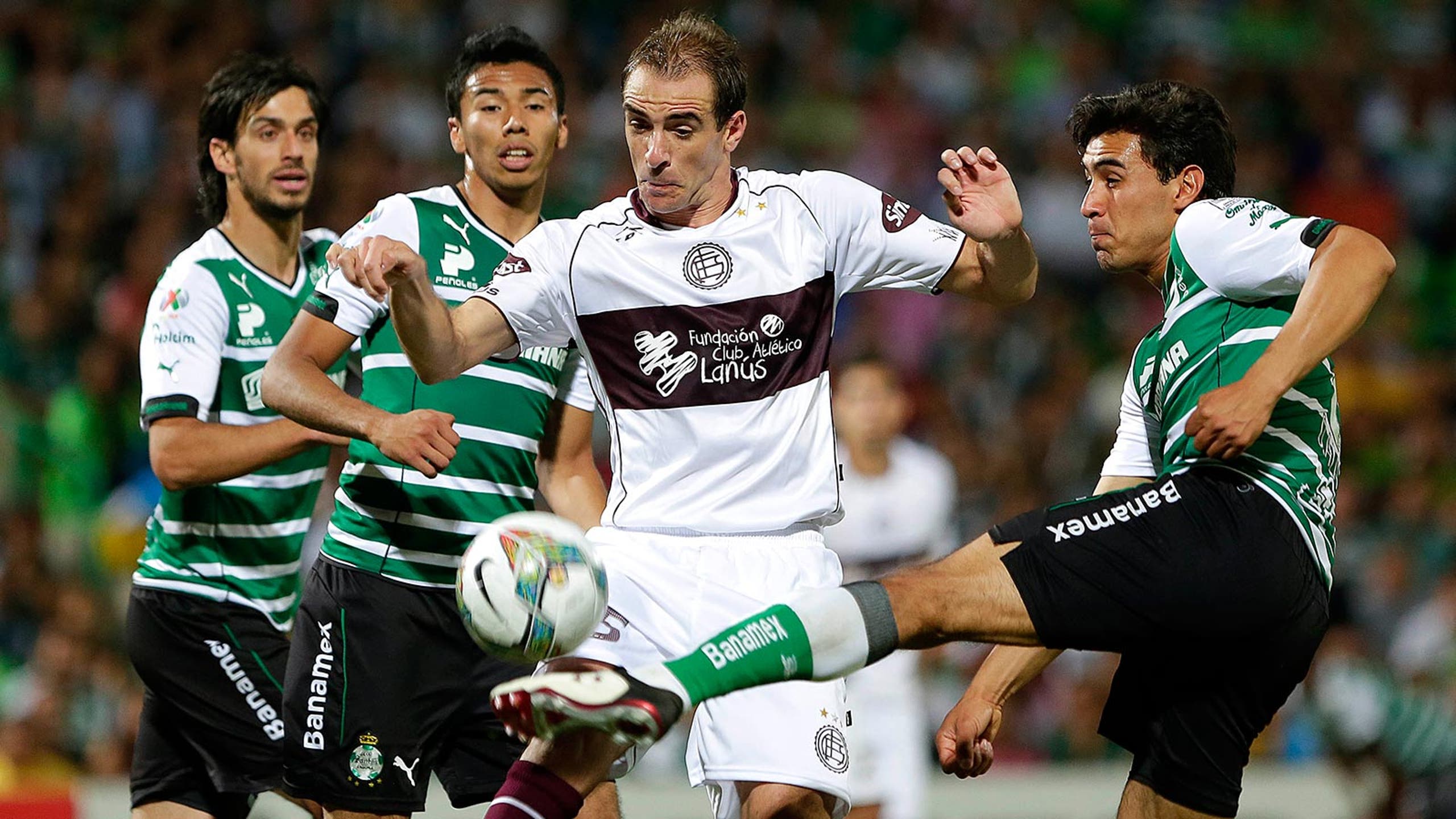 Lanus Seal Copa Libertadores Quarterfinal Spot With Santos Laguna Win Fox Sports