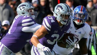 Next Story Image: Alex Barnes rushes Wildcats to 21-17 victory over Jayhawks