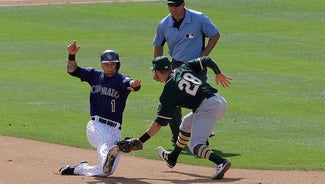 Next Story Image: Reynolds homers, Arenado up to .583 as Rockies down A's 6-2