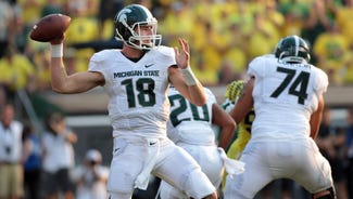 Next Story Image: Michigan St. QB Connor Cook wins Johnny Unitas Golden Arm Award