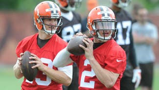 Next Story Image: Browns extra points: Manziel's No. 2, Shelton missing, No Tashaun