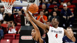 Next Story Image: No. 8 San Diego State rolls over Utah State in MWC quarterfinals