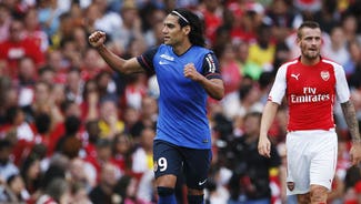 Next Story Image: Radamel Falcao header leads Monaco past Arsenal in Emirates Cup
