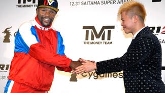 Next Story Image: No joke: Undefeated Floyd Mayweather to fight Japanese kickboxer Nasukawa in December