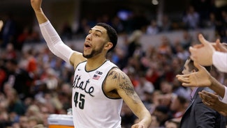 Next Story Image: Valentine leads No. 2 Michigan St. past Ohio St. 81-54