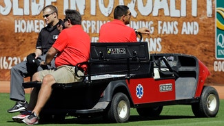 Next Story Image: Umpire suffers unfortunate injury during Indians-Reds game