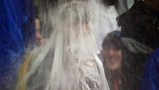 Next Story Image: Wild scenes from a massive rain storm during Saints-Panthers showdown