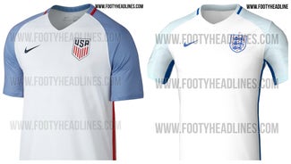 Next Story Image: Leaks show Nike's new USA, England kits are way too similar