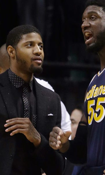 Paul George And Roy Hibbert Said Goodbye With Haircuts In