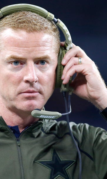 Watch Jason Garrett fill in at quarterback for shorthanded &hellip;