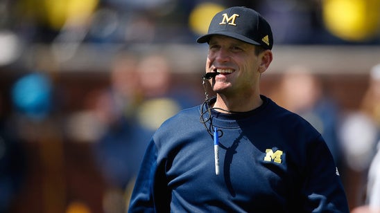 Jim Harbaugh did not find Colorado's depth chart joke amusing